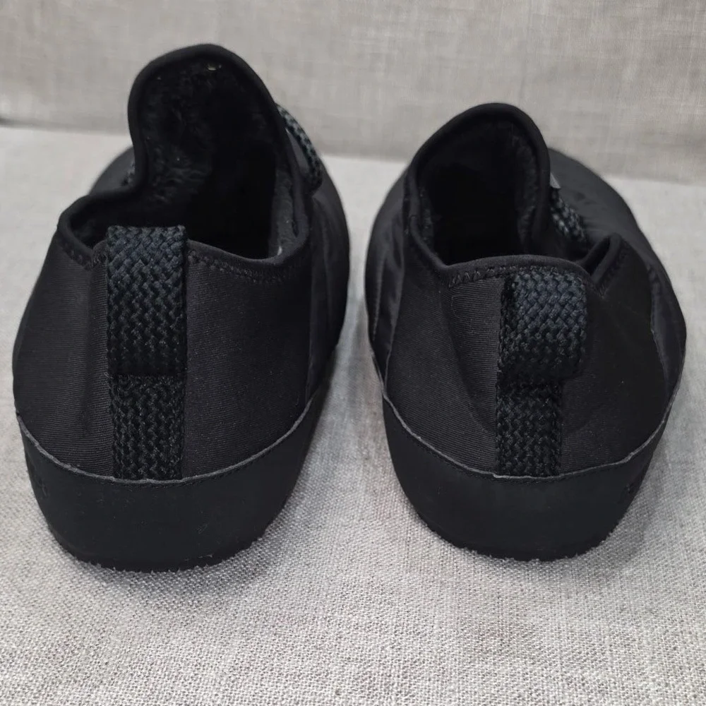 New Balance Caravan Moc v1 Black Quilted Fleece Lined Slippers SUFMOCB1 Mens 11